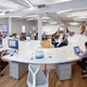 Illustration for article titled This gorgeous office has an endless desk made by robots